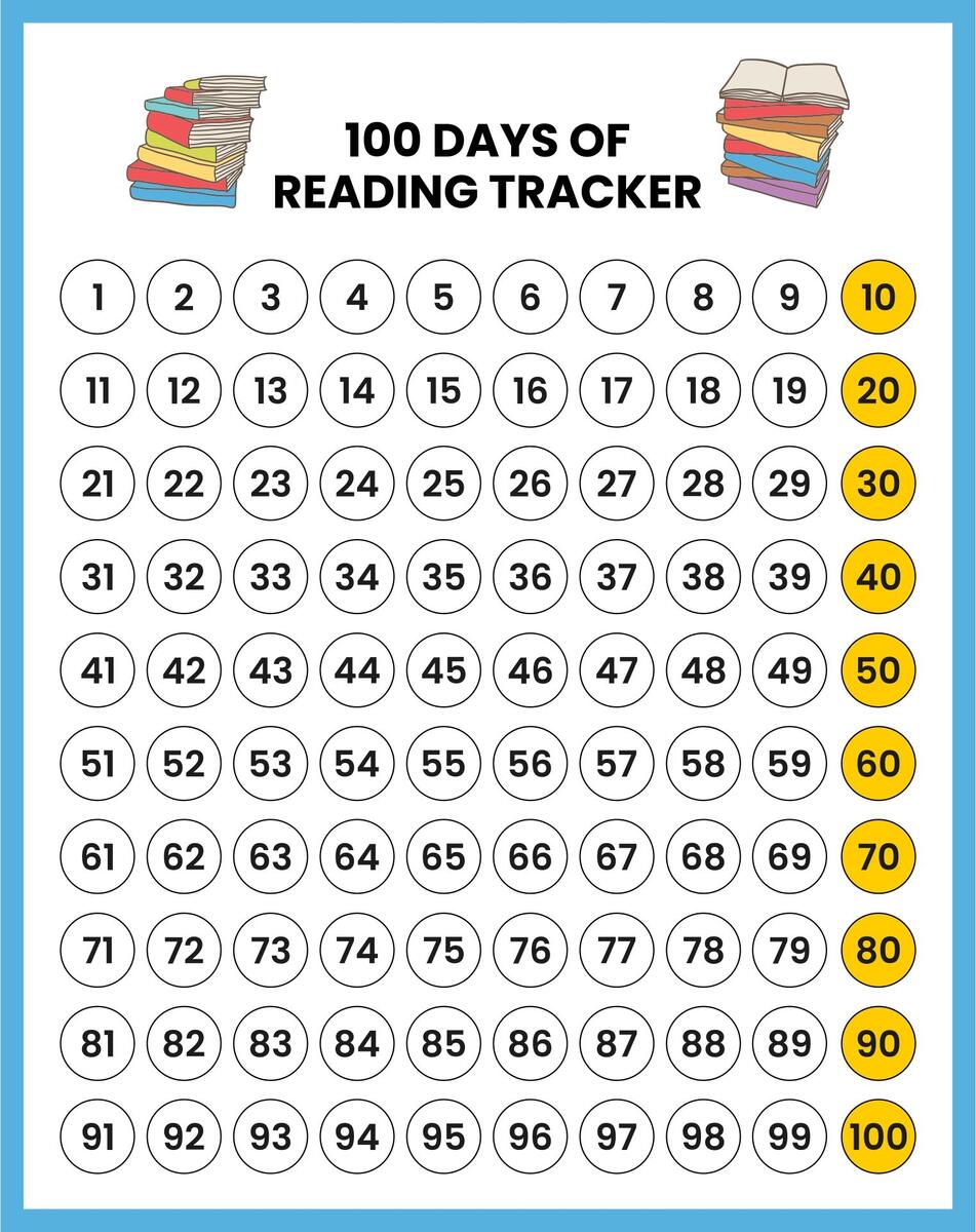 100 Day Chart 10 Free PDF Printables Printablee 100 Day Chart 10 Free PDF Printables Printablee