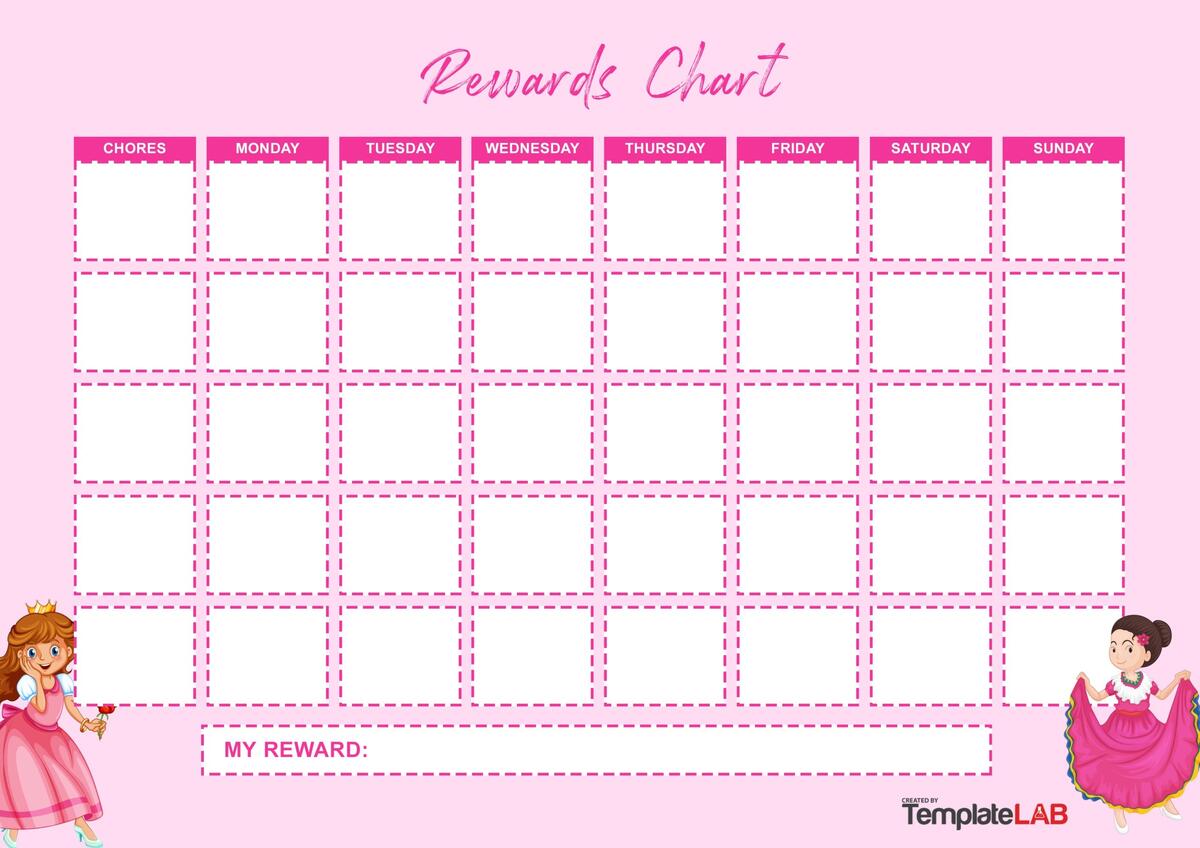 22 Printable Reward Charts For Kids PDF Excel Word 22 Printable Reward Charts For Kids PDF Excel Word