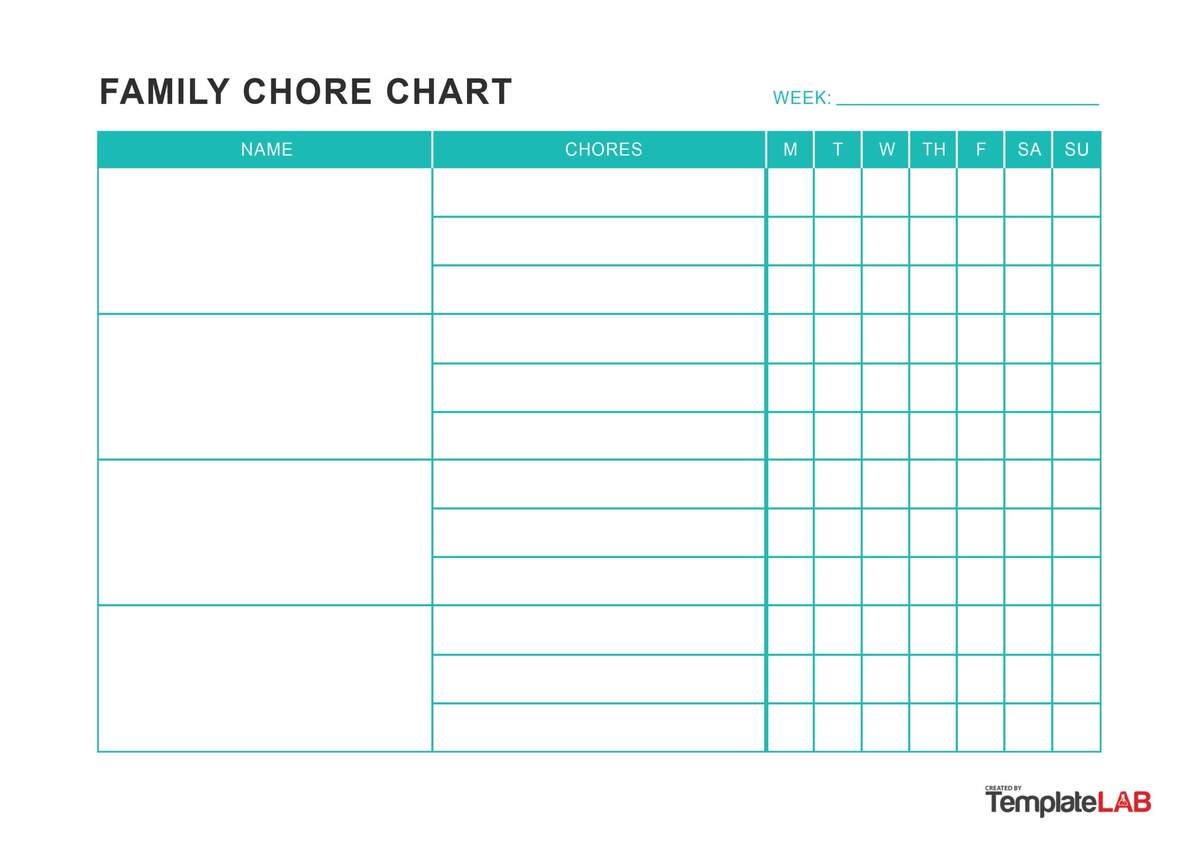 23 FREE Chore Chart Templates For Kids TemplateLab 28 Best Chore List For Kids Ideas Chores Chores For Kids Chore List
