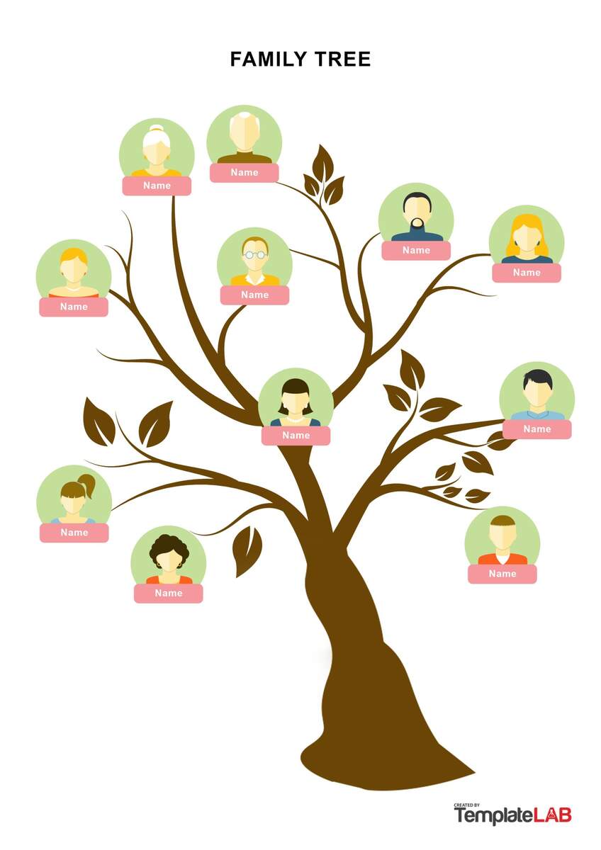41 Free Family Tree Templates Word Excel PDF PowerPoint