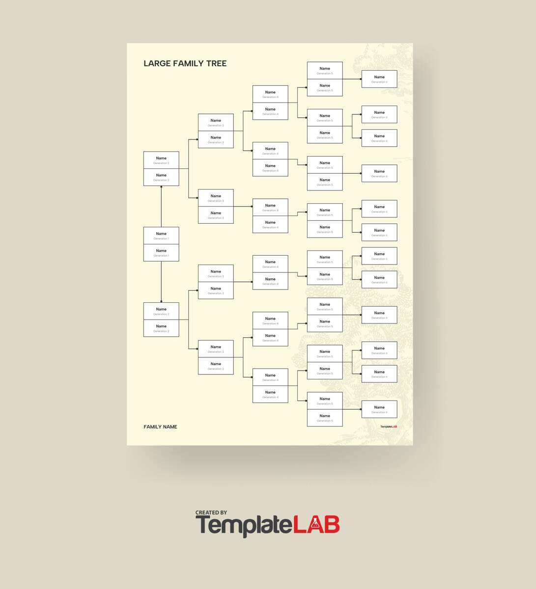 41 Free Family Tree Templates Word Excel PDF PowerPoint 41 Free Family Tree Templates Word Excel PDF PowerPoint