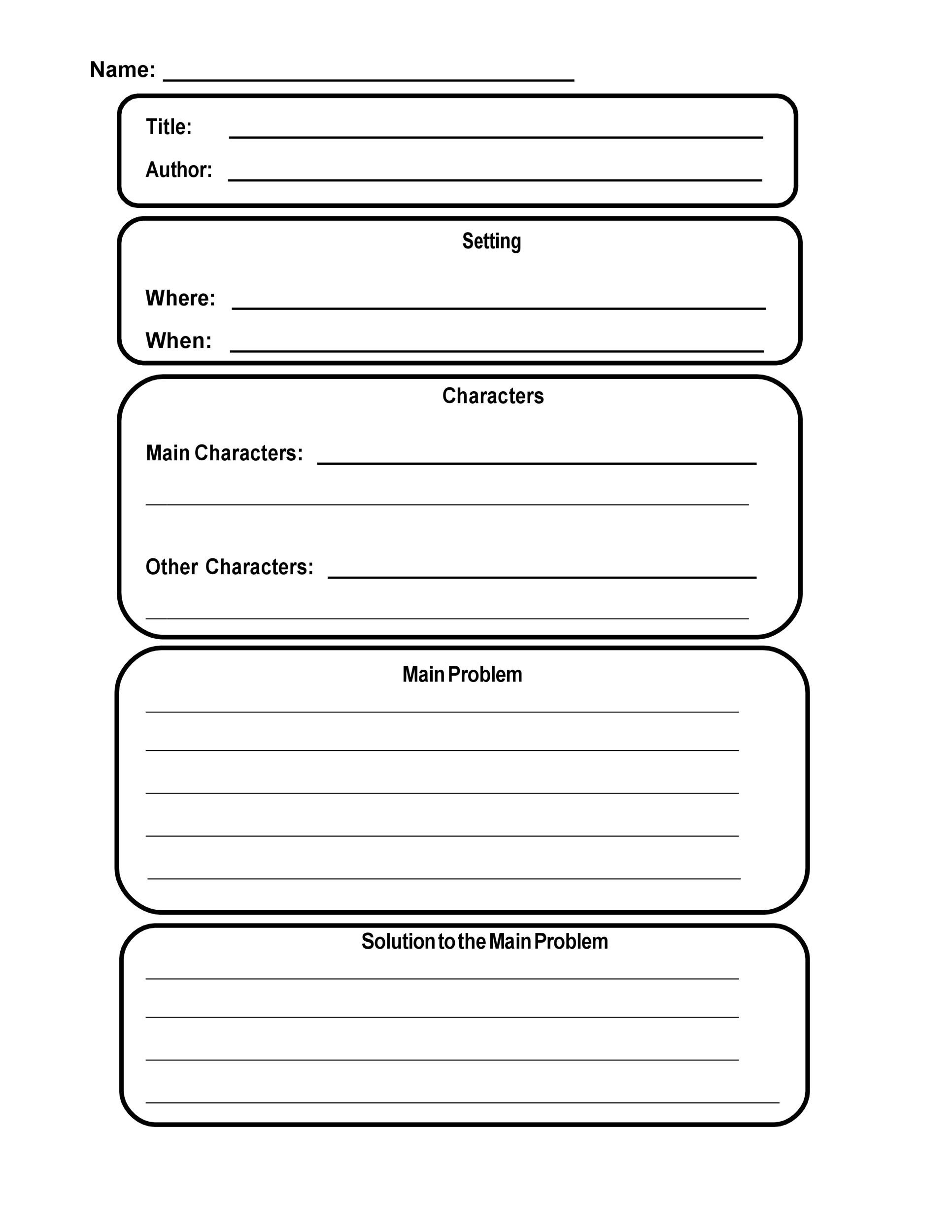 41 Free Printable Story Map Templates PDF Word PPT
