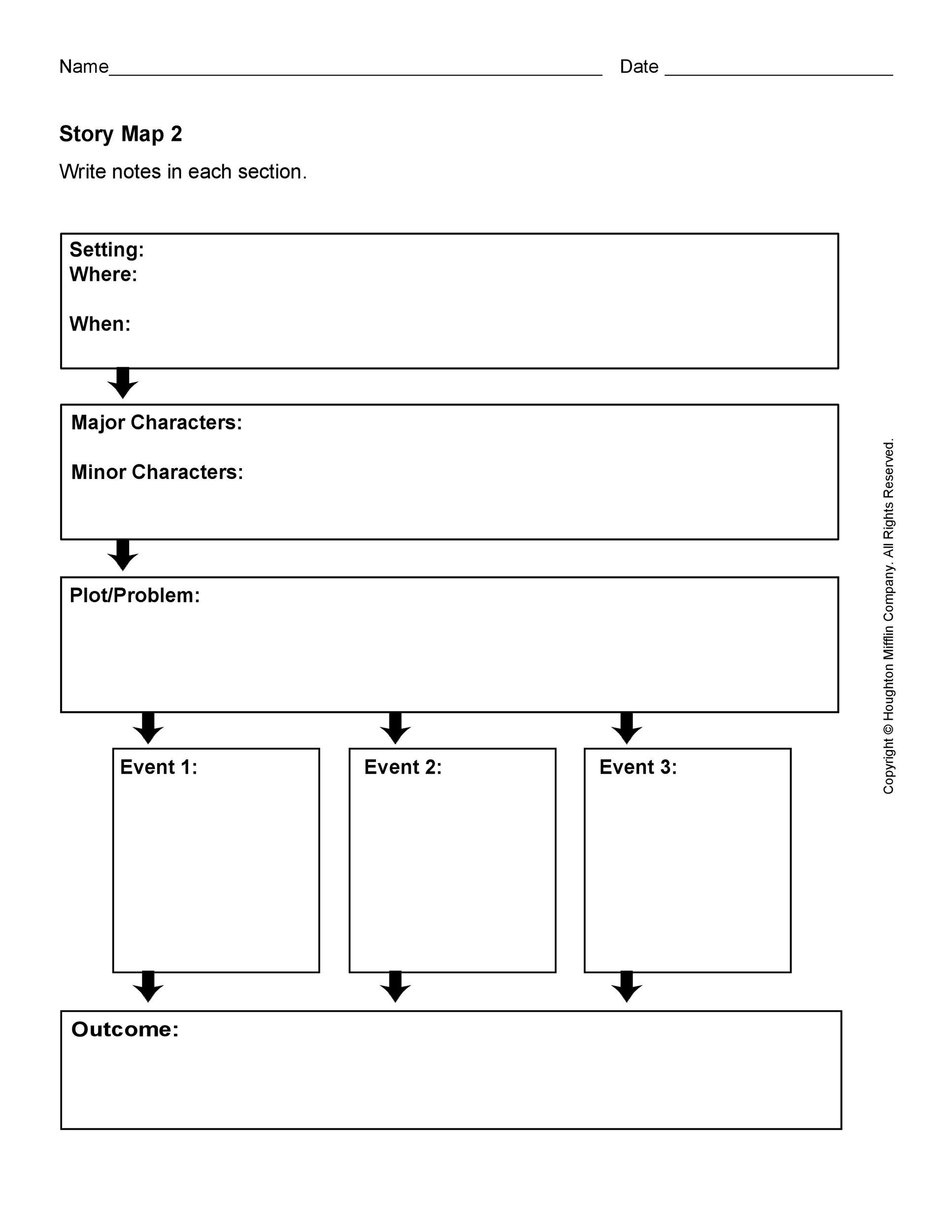 41 Free Printable Story Map Templates PDF Word PPT