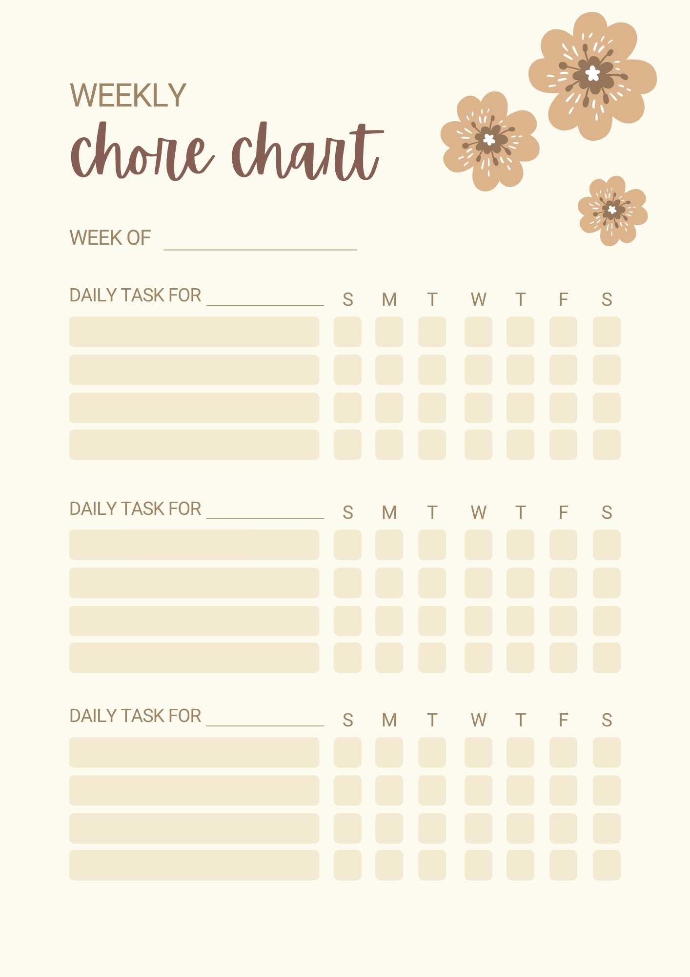 10 Free Printable Chore Charts IMOM