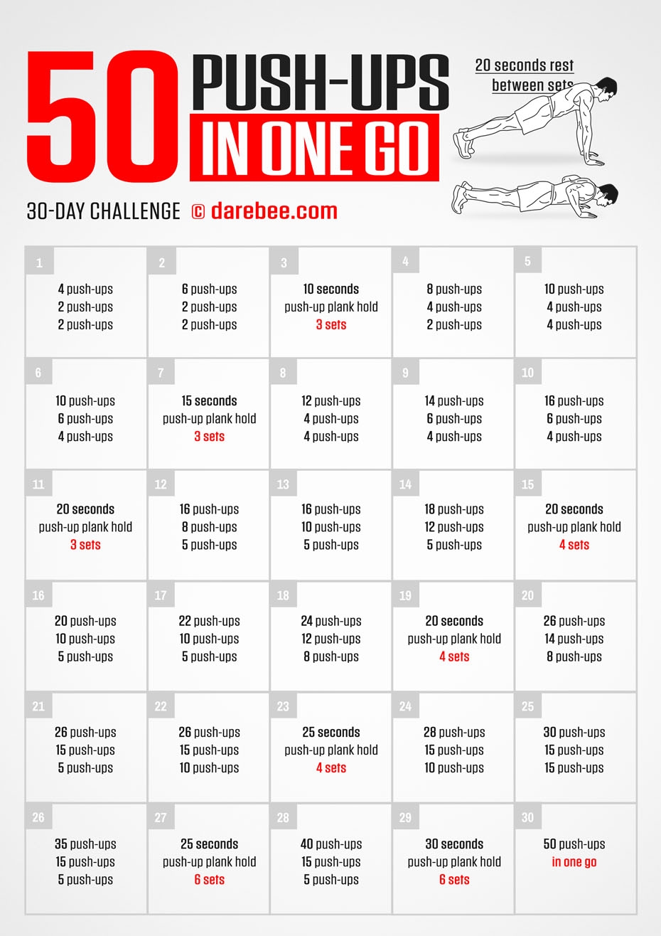 50 Push Ups Challenge 50 Push Ups Challenge