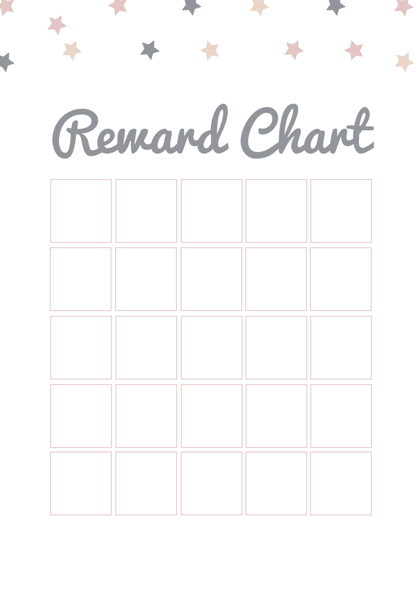 Sticker Reward Chart Free Printable Printable Party Favors