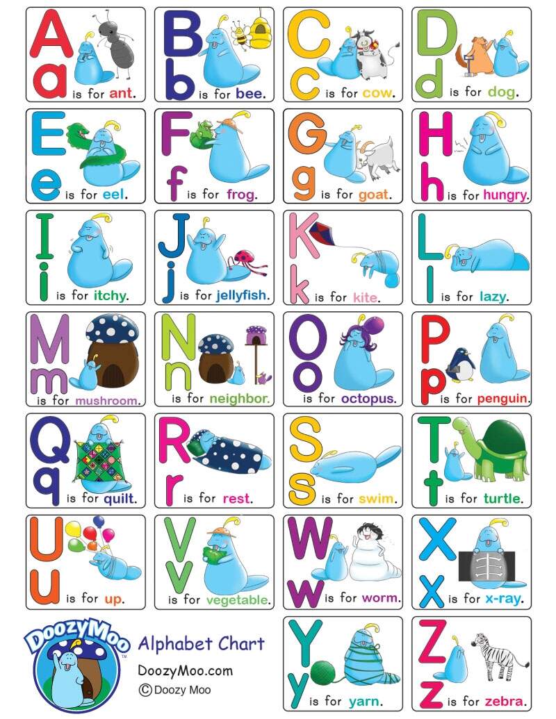 11 Free Printable Alphabet Charts Teach Prints