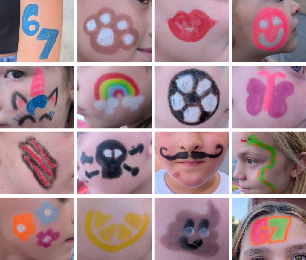 Beginner Face Painting Ideas For Kids Printable PDF My Silly Squirts