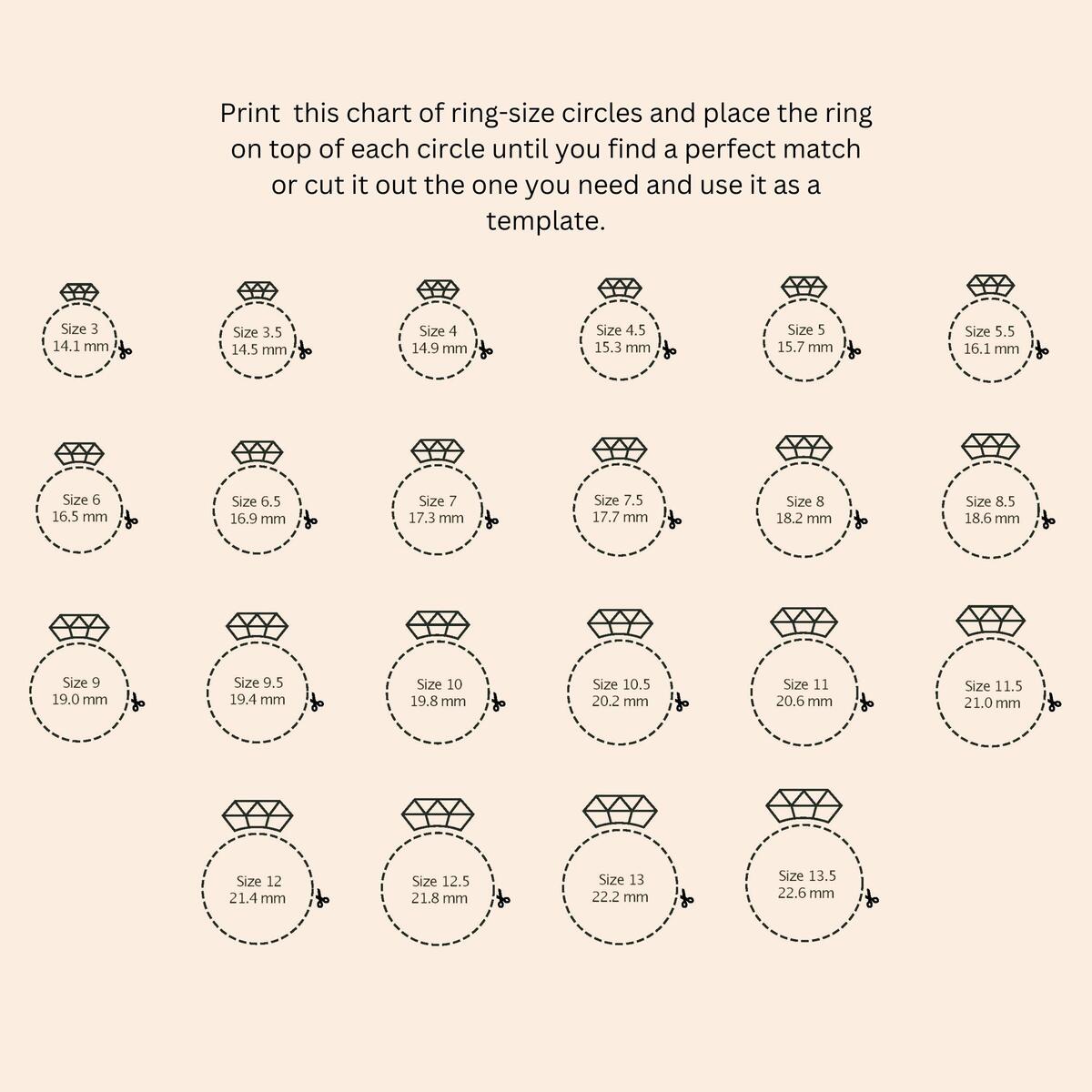 Chart Printable How To Know A Mens Ring Size Sizing Chart How To Figure Out Male