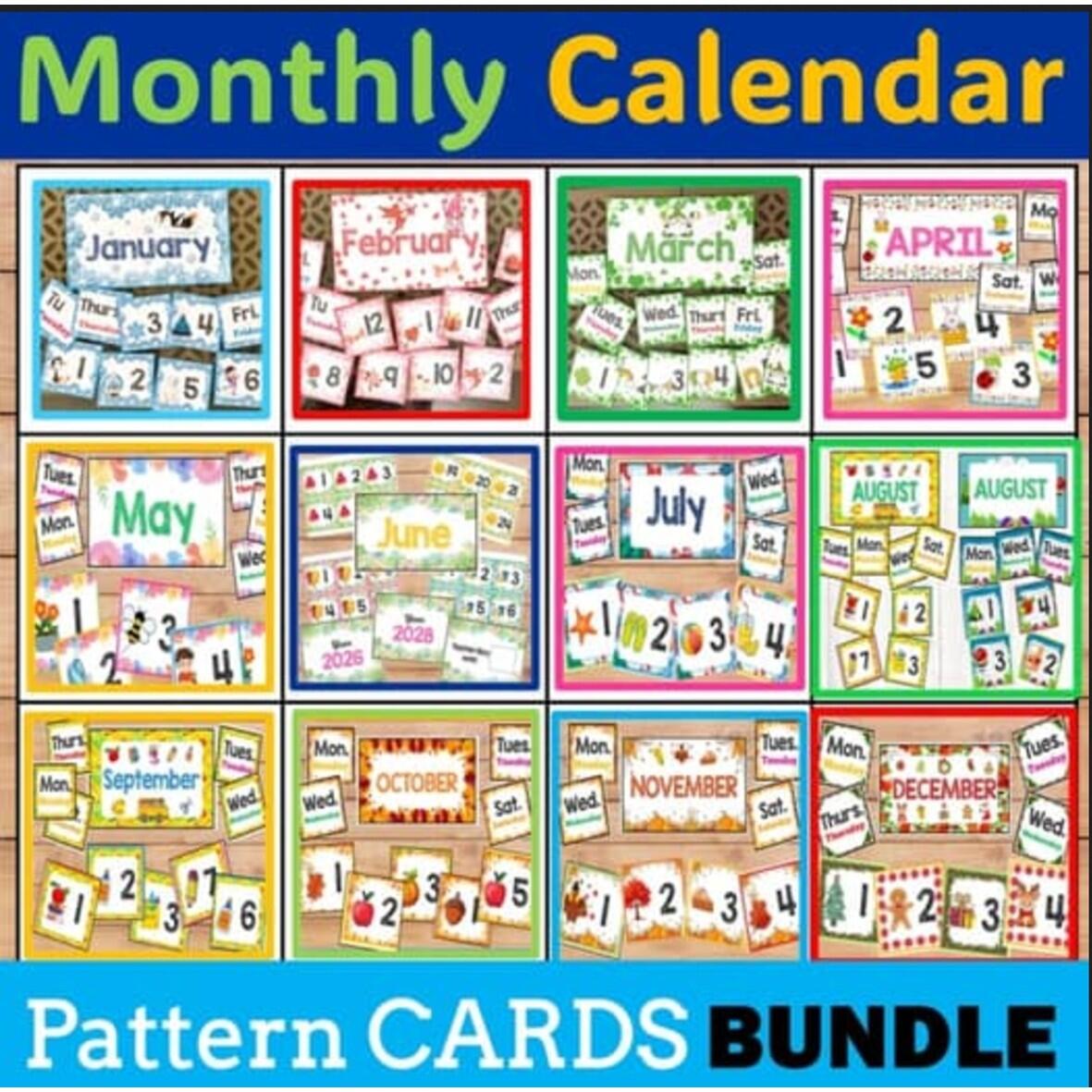 DIY Calendar Pocket Chart Crafting Cheerfully
