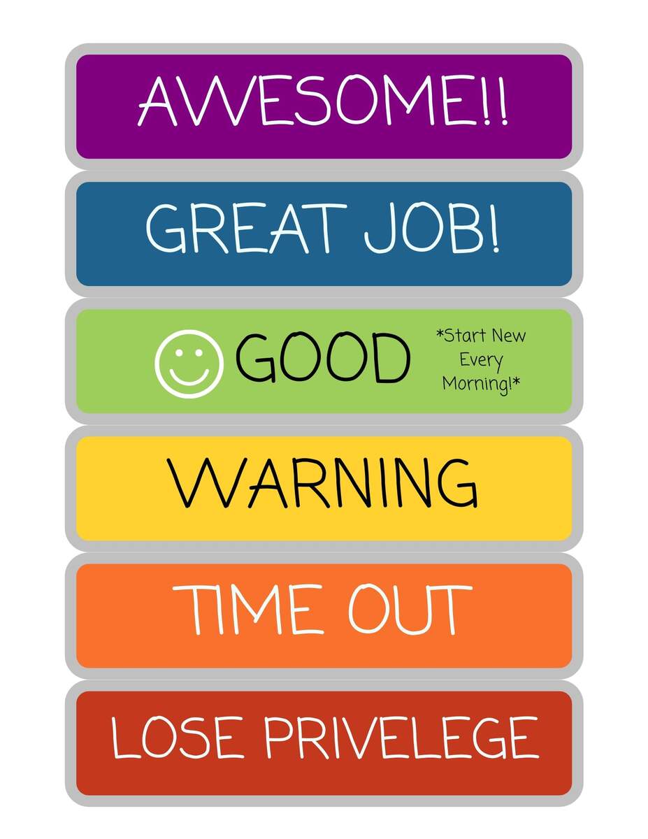 Color Code Behavior Chart For Kids Stop Light Discipline Guide Digital Download PDF Etsy Color Code Behavior Chart For Kids Stop Light Discipline Guide Digital Download PDF Etsy