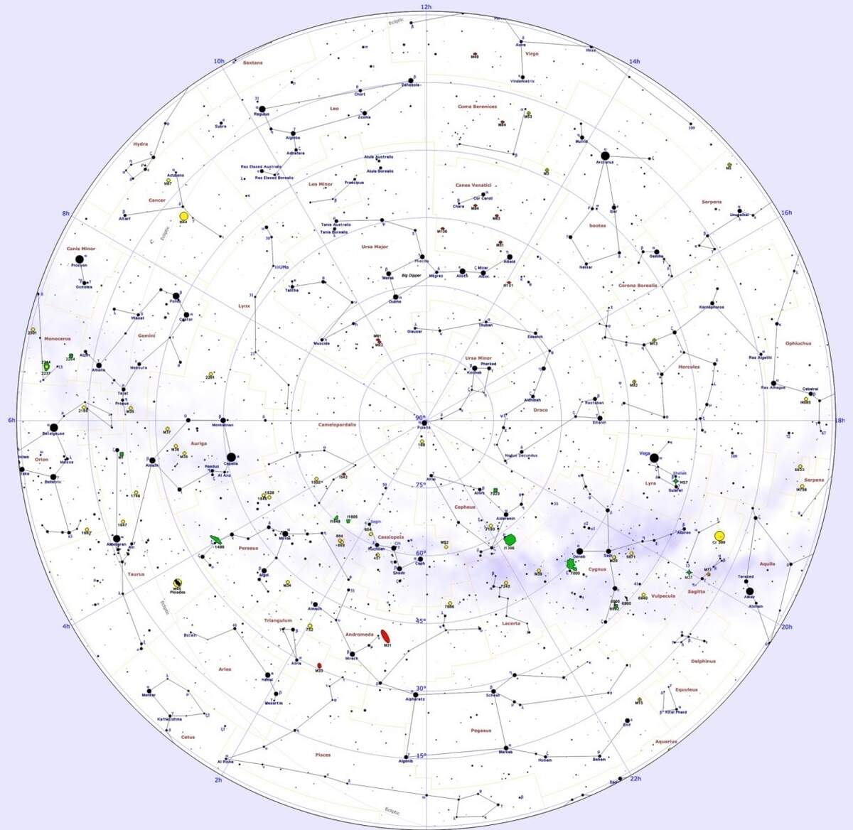 Constellation Map Constellation Guide