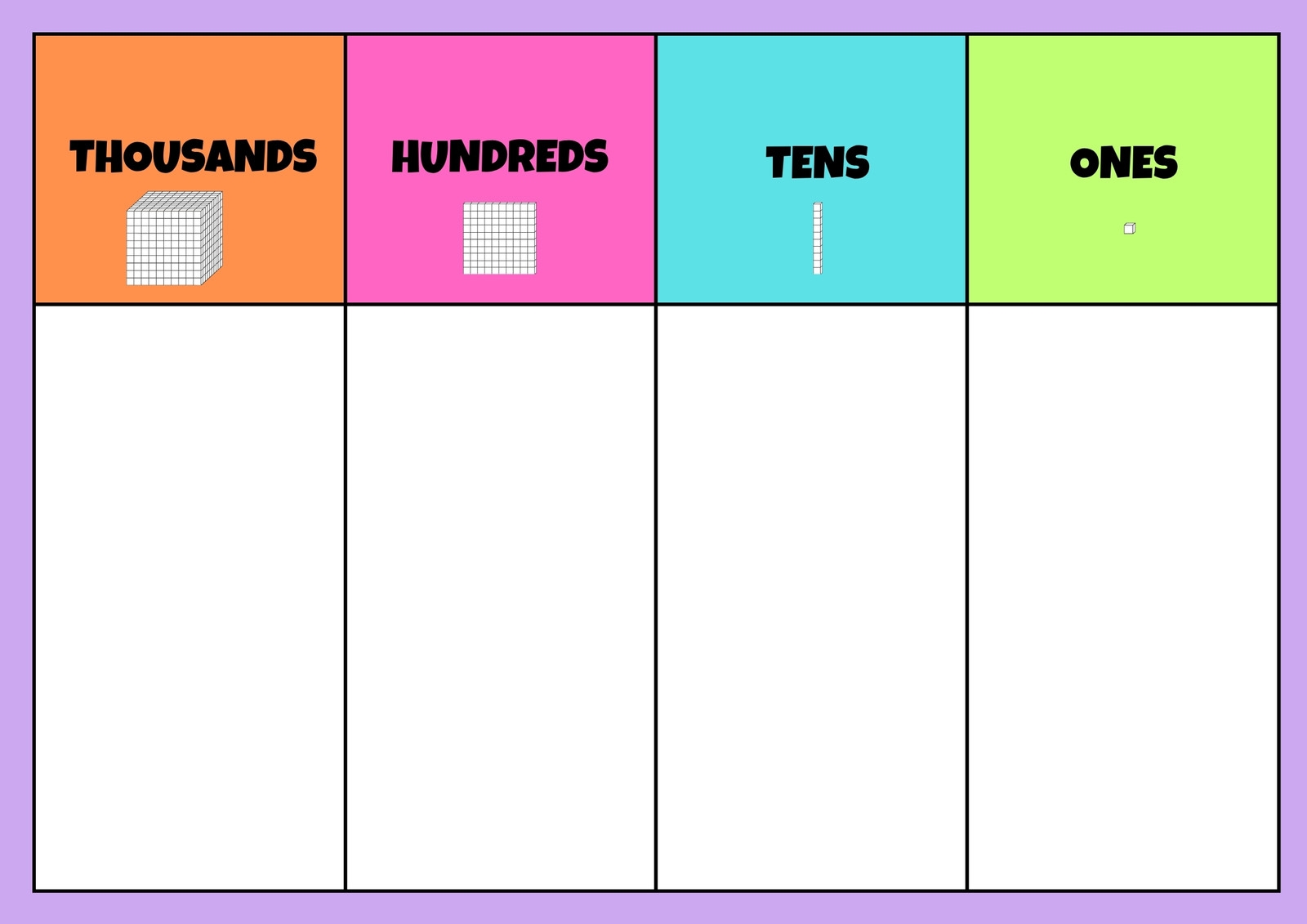 Customize 122 Place Value Worksheets Templates Online Canva