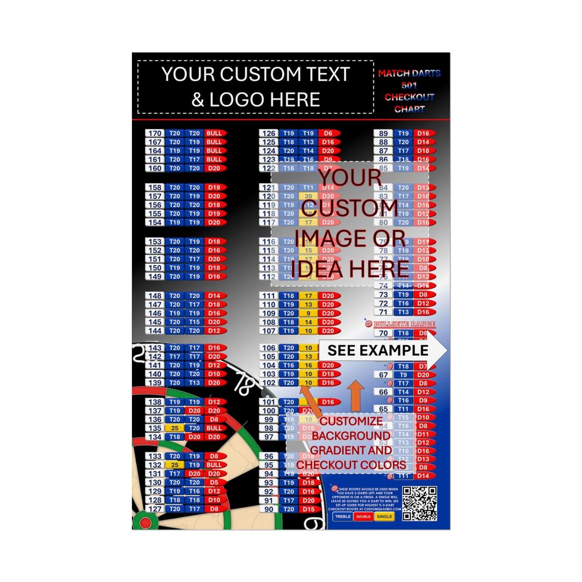 Dart Check Out Chart Etsy
