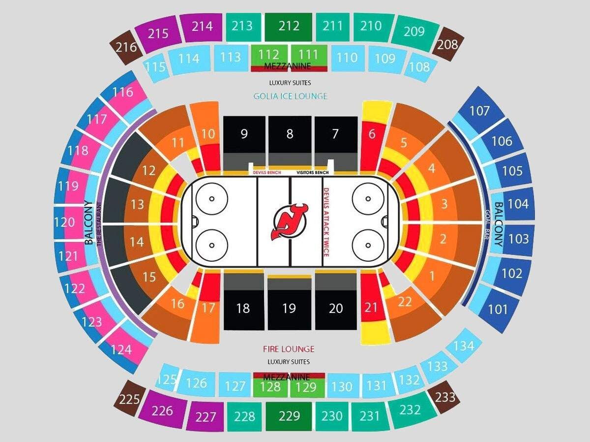 Devils Seating Chart At Prudential Center Devils Seating Chart At Prudential Center