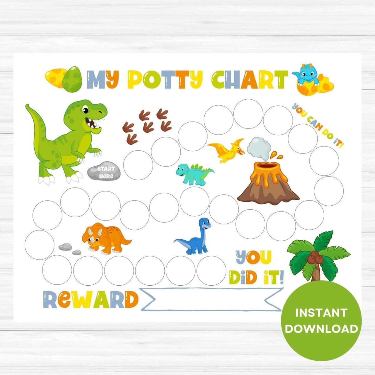 Reward Charts For Children Behaviour Printable Potty Training Chart Visuals By Star Chart