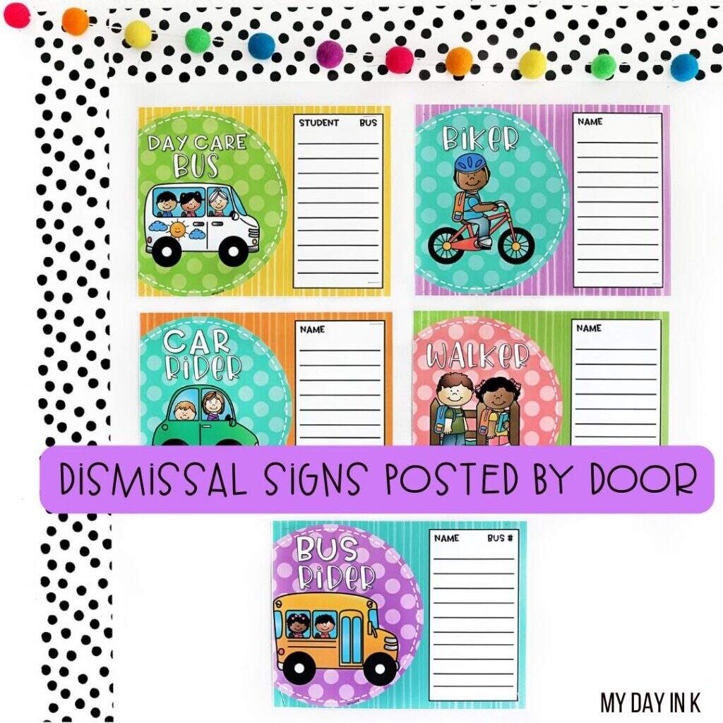 Dismissal Procedures For Elementary Schools My Day In K
