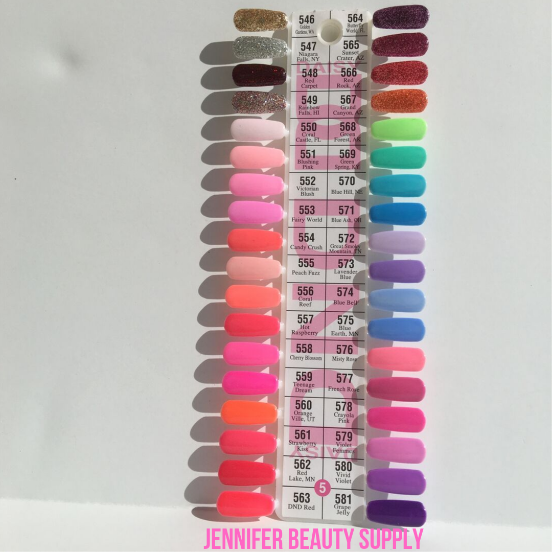 DND GEL POLISH COLOR CHART 5 DISPLAY NEW US SELLER EBay DND GEL POLISH COLOR CHART 5 DISPLAY NEW US SELLER EBay