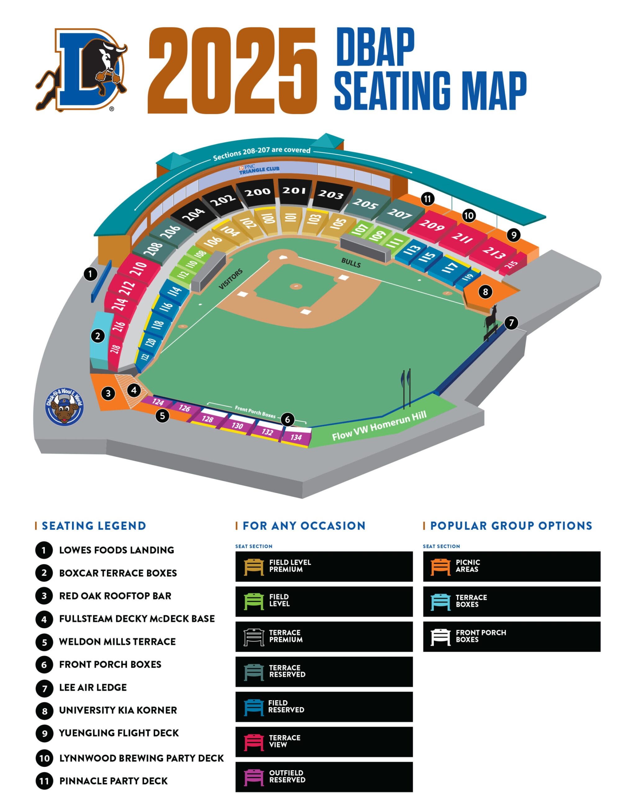 Durham Bulls Seating Map Bulls Durham Bulls Seating Map Bulls