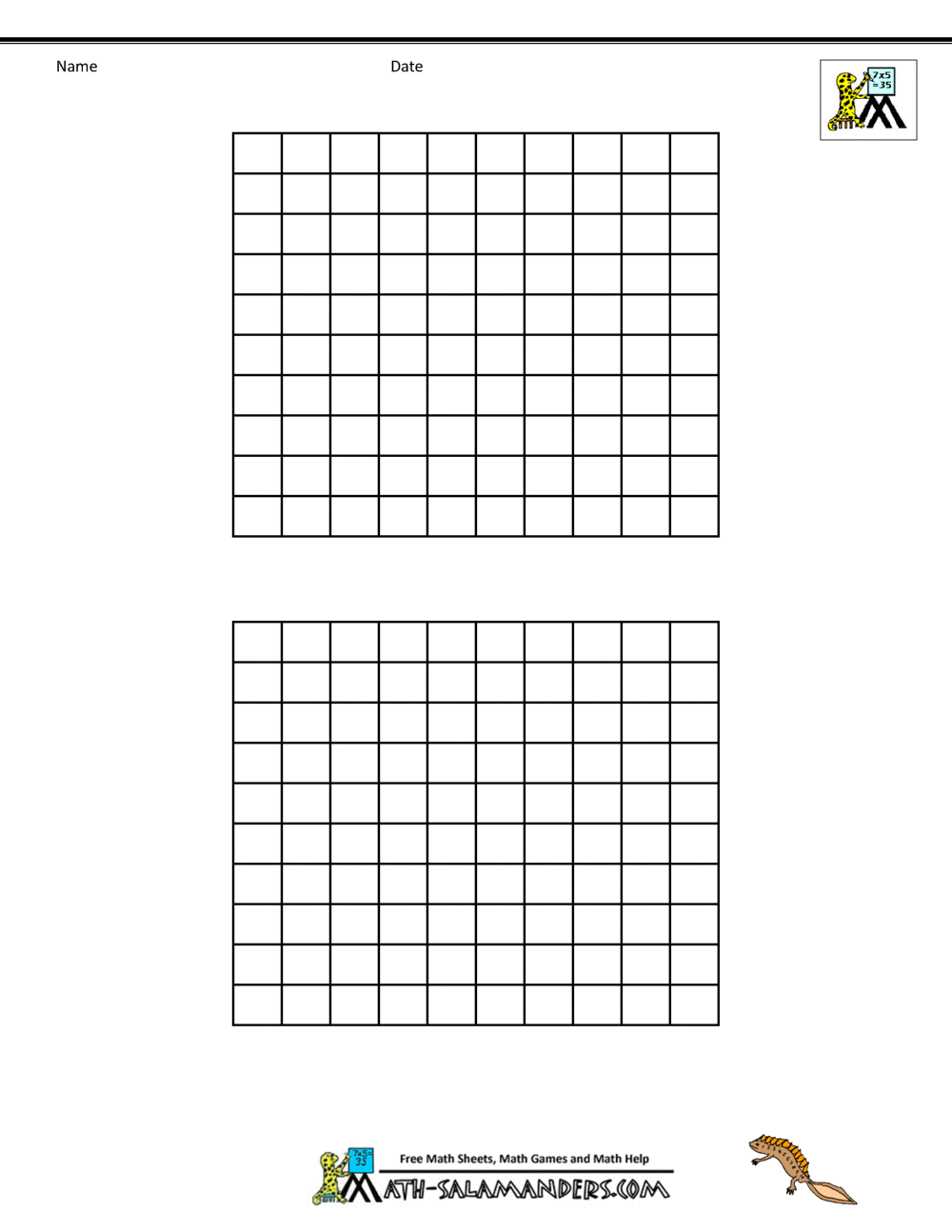 Hundreds Charts Free Printable Nature Inspired Learning