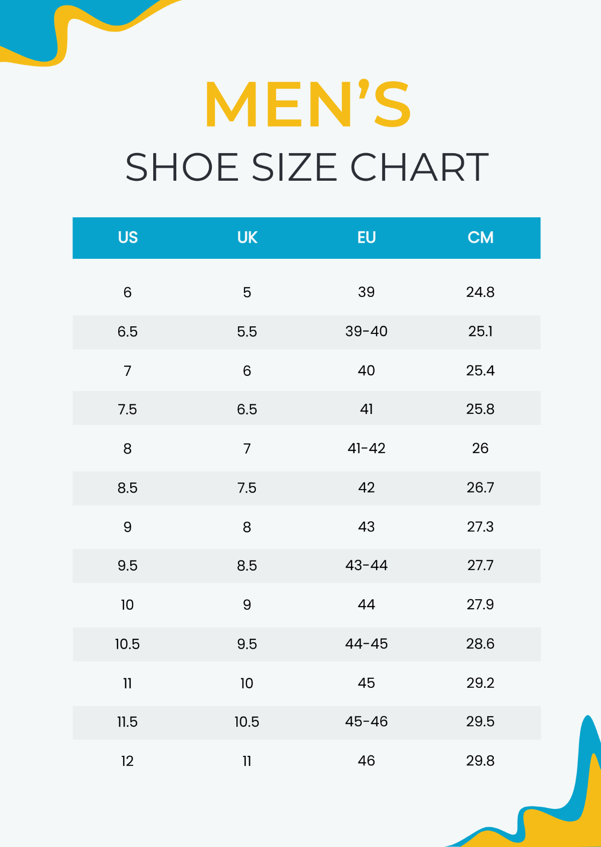 Foot Size Chart Women Men Kids Shoe Sizes Digital Download Etsy Hong Kong