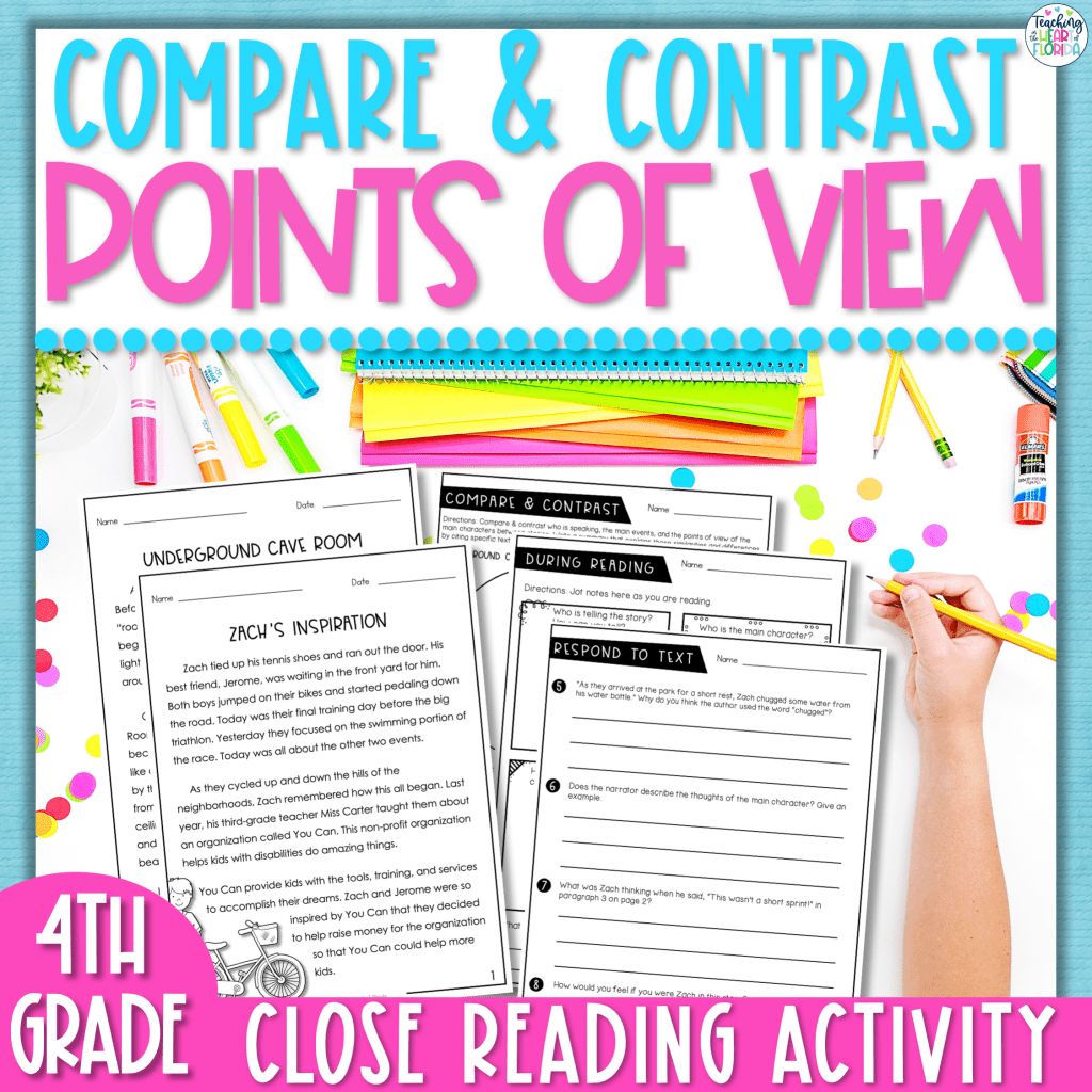How To Identify The Narrator S Point Of View Teaching In The Heart Of Florida