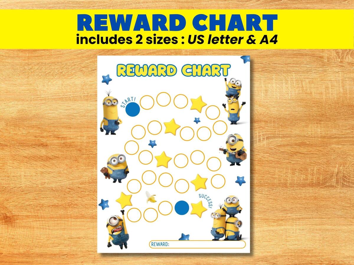 Minions Reward Chart For Kids Behavior Chart Instant Download Sticker Chart Toddler Chore Chart For Girls Potty Training Chart For Boys Etsy Minions Reward Chart For Kids Behavior Chart Instant Download Sticker Chart Toddler Chore Chart For Girls Potty Training Chart For Boys Etsy