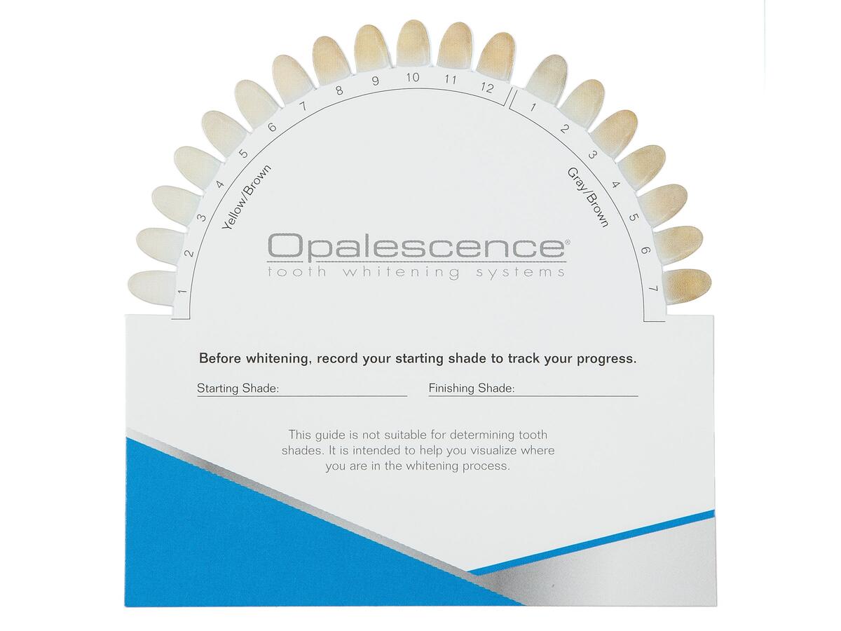 Opalescence Shade Guide Card