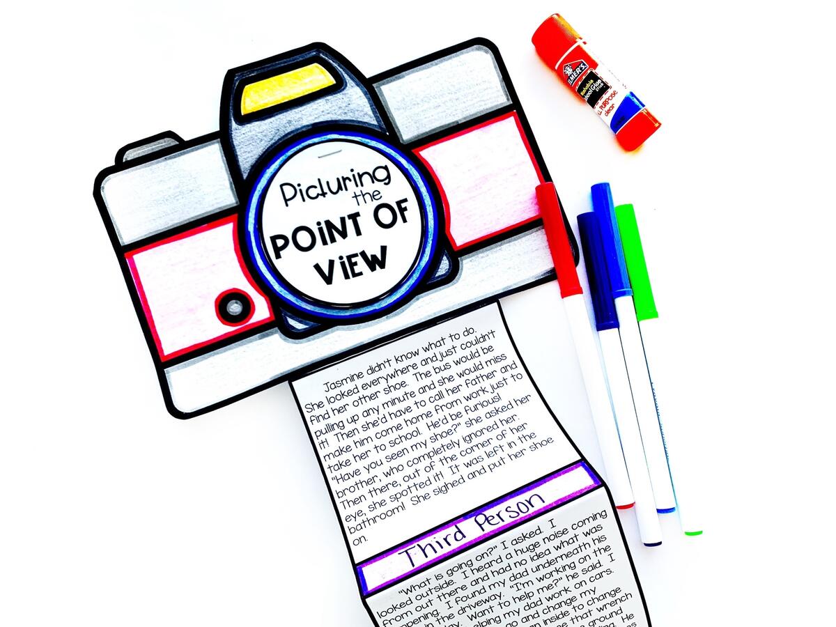 Point Of View Printables Print And Digital Ciera Harris Teaching
