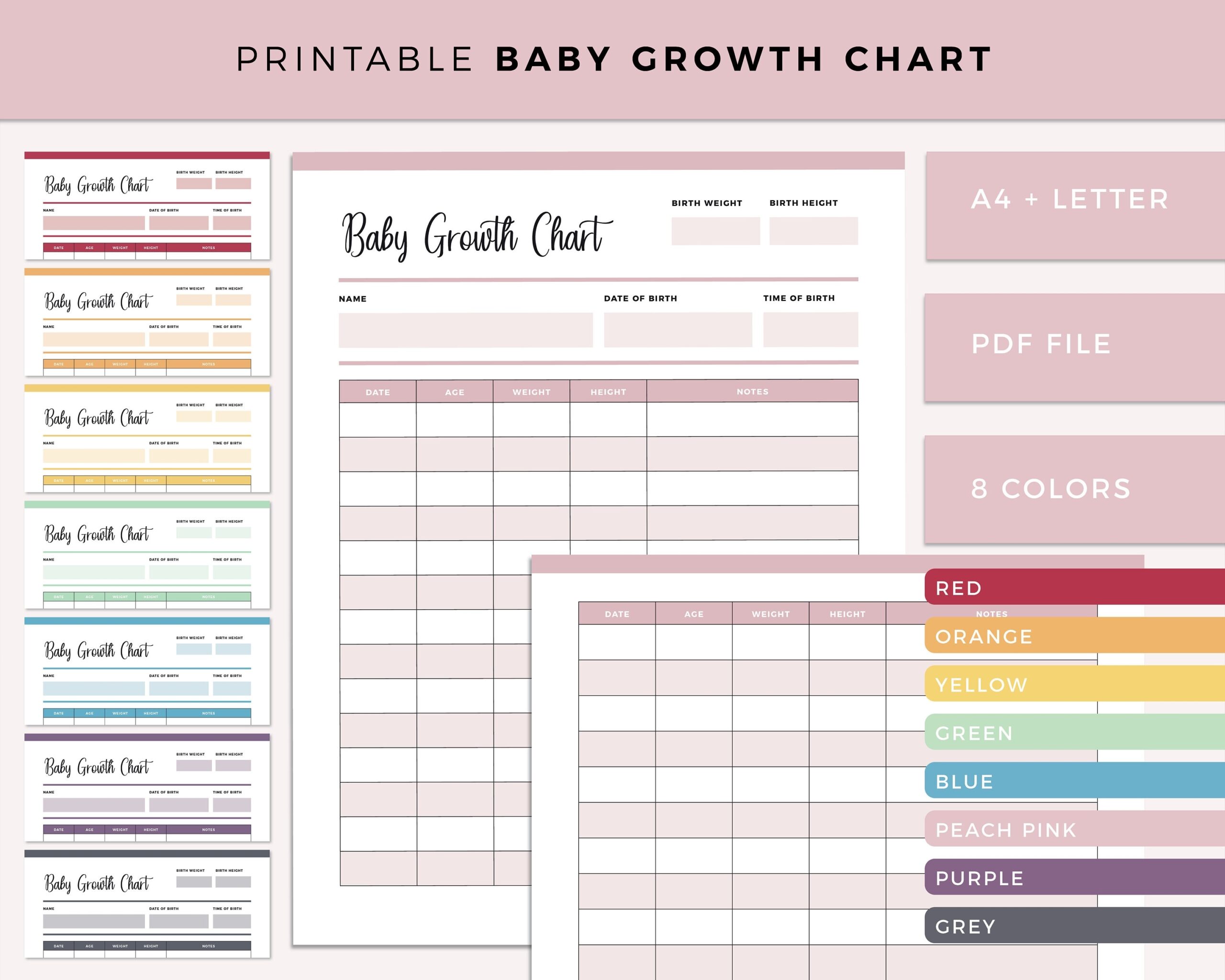 Infant Growth Chart For Boys And Girls