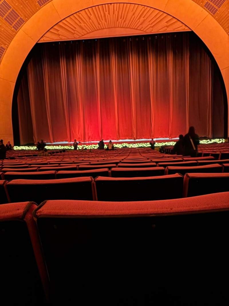 Radio City Music Hall Section Orchestra 4 Row A Page 1