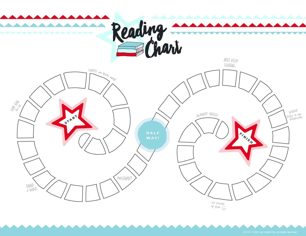 Reading Chart IMOM Updated Reading Chart Free Printable Spring Time Doodles
