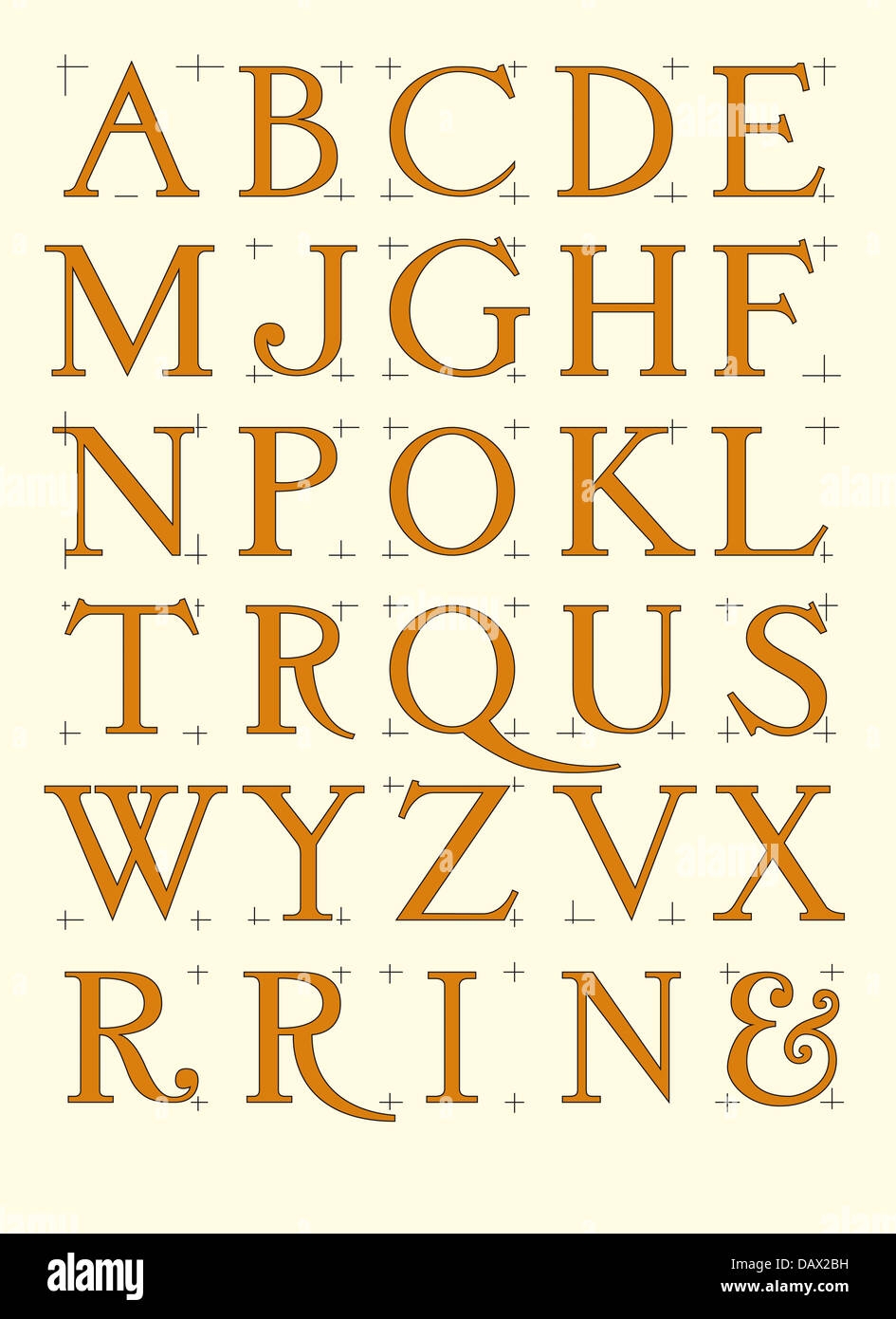 Roman Alphabet Hi Res Stock Photography And Images Alamy