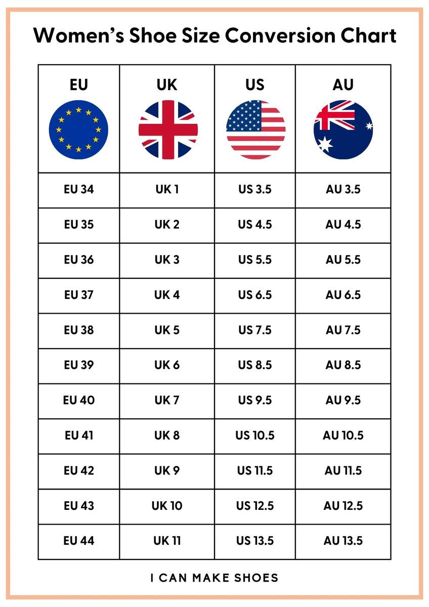 Size Conversion In Women To Youth Size Chart Size Youth Shoes To Women 039 S Printable Shoe Feet