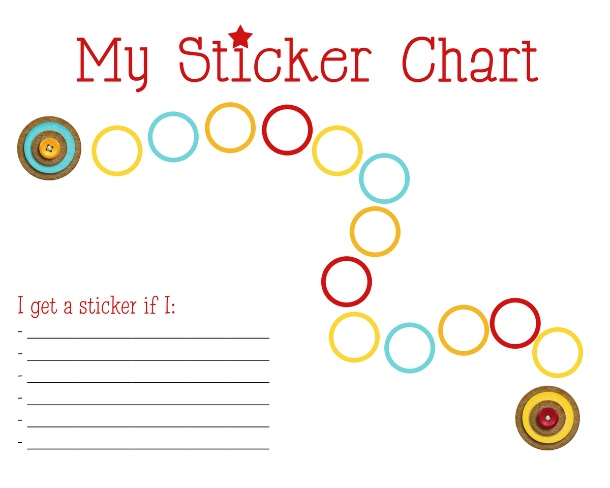 Sticker Chart Printable Becca Paro Sticker Chart Printable Becca Paro