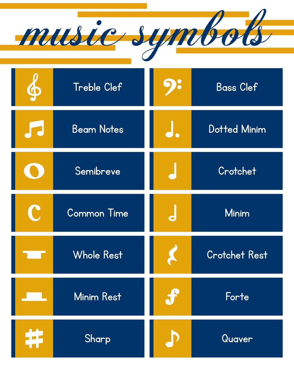 Symbols Music Note 12 Free PDF Printables Printablee