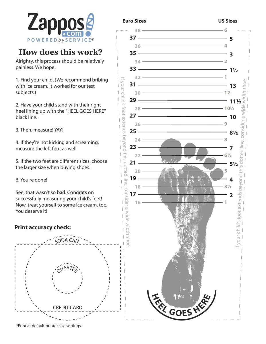 Toddler Foot Measurement Chart Foot Sizing Girls Shoe Size Chart 11 Little Kid Shoe Size Printable