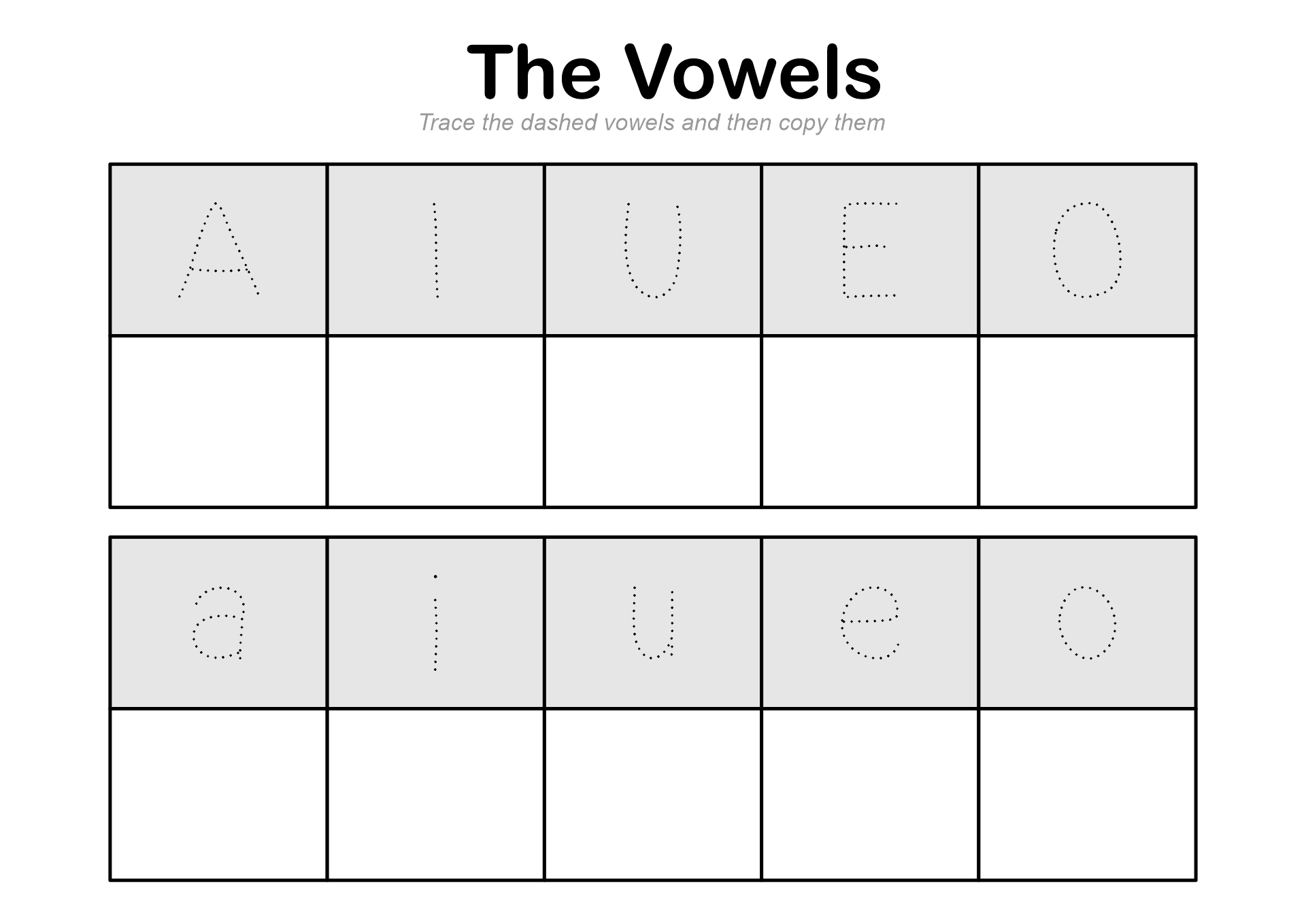Vowel Poster 10 Free PDF Printables Printablee
