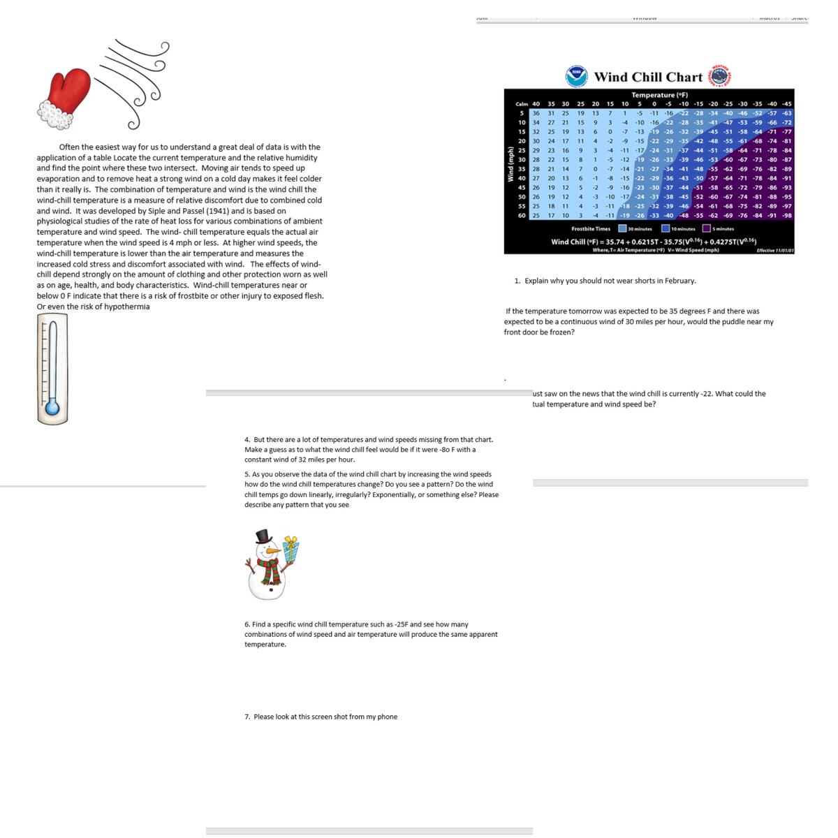Weather Wind Chill How To Interpret A Weather Chart Middle School Science Classful Weather Wind Chill How To Interpret A Weather Chart Middle School Science Classful
