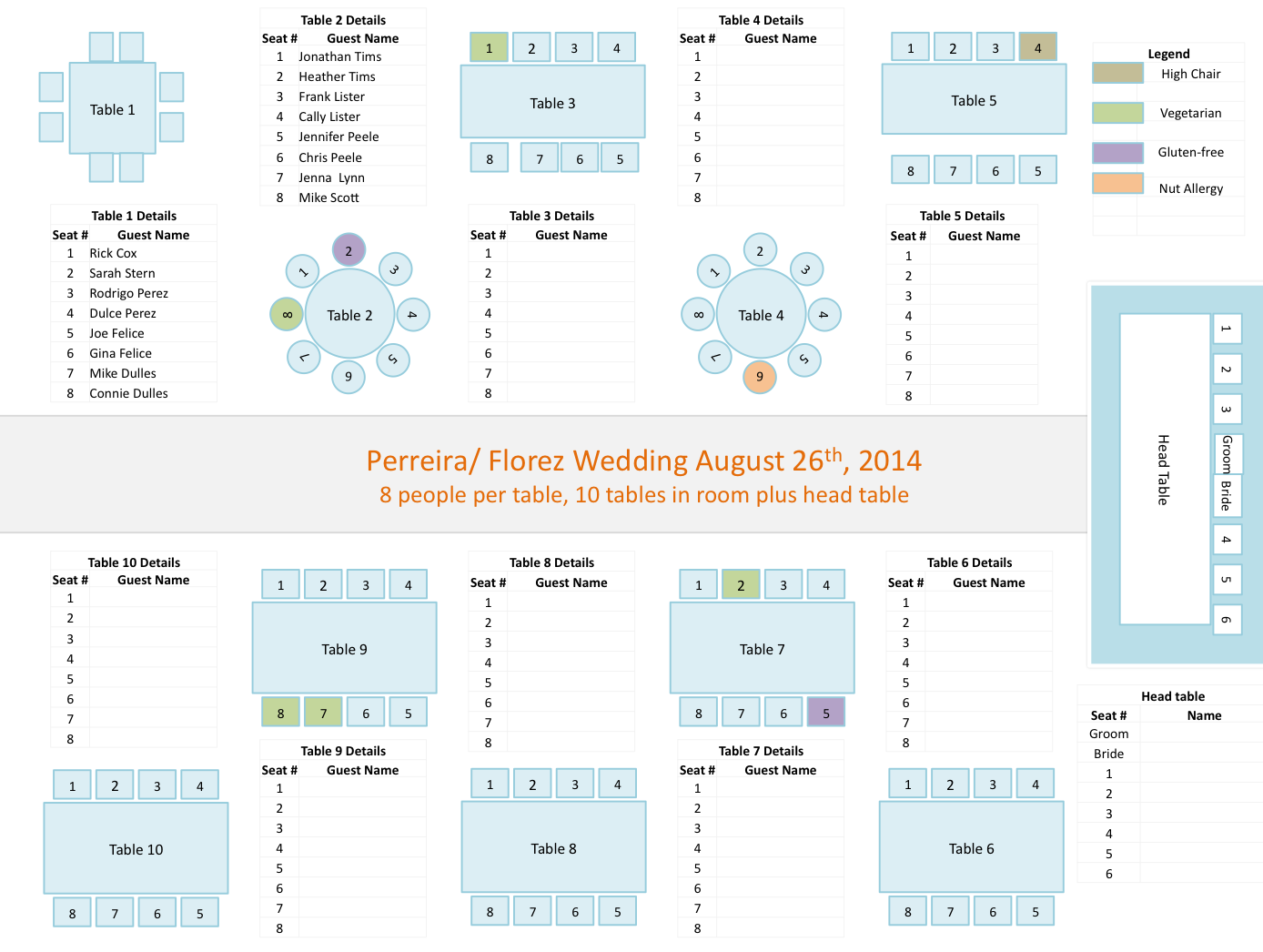Wedding Planners Tools PowerPoint Template For Seating Charts Wpic Ca Wedding Planners Tools PowerPoint Template For Seating Charts Wpic Ca