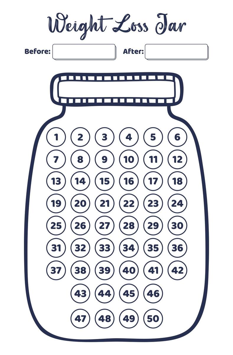 Weight Loss Log 10 Free PDF Printables Printablee