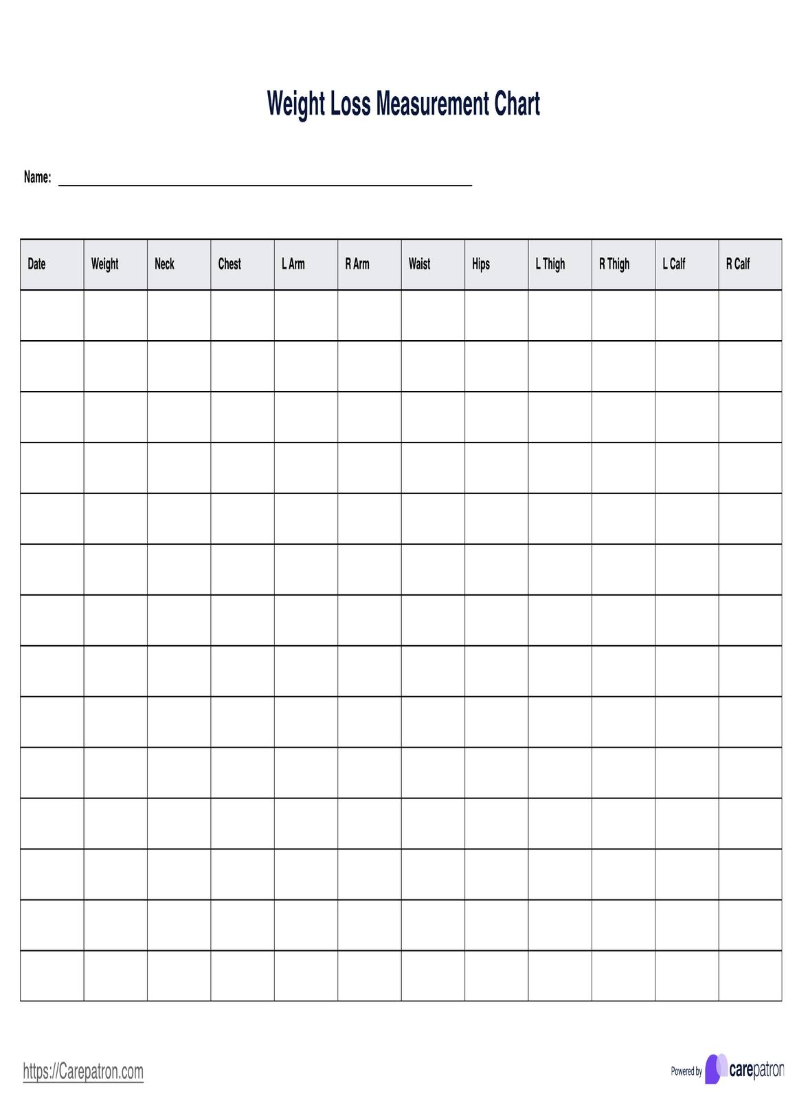 Free Weight Loss Tracker Printable Savor Savvy