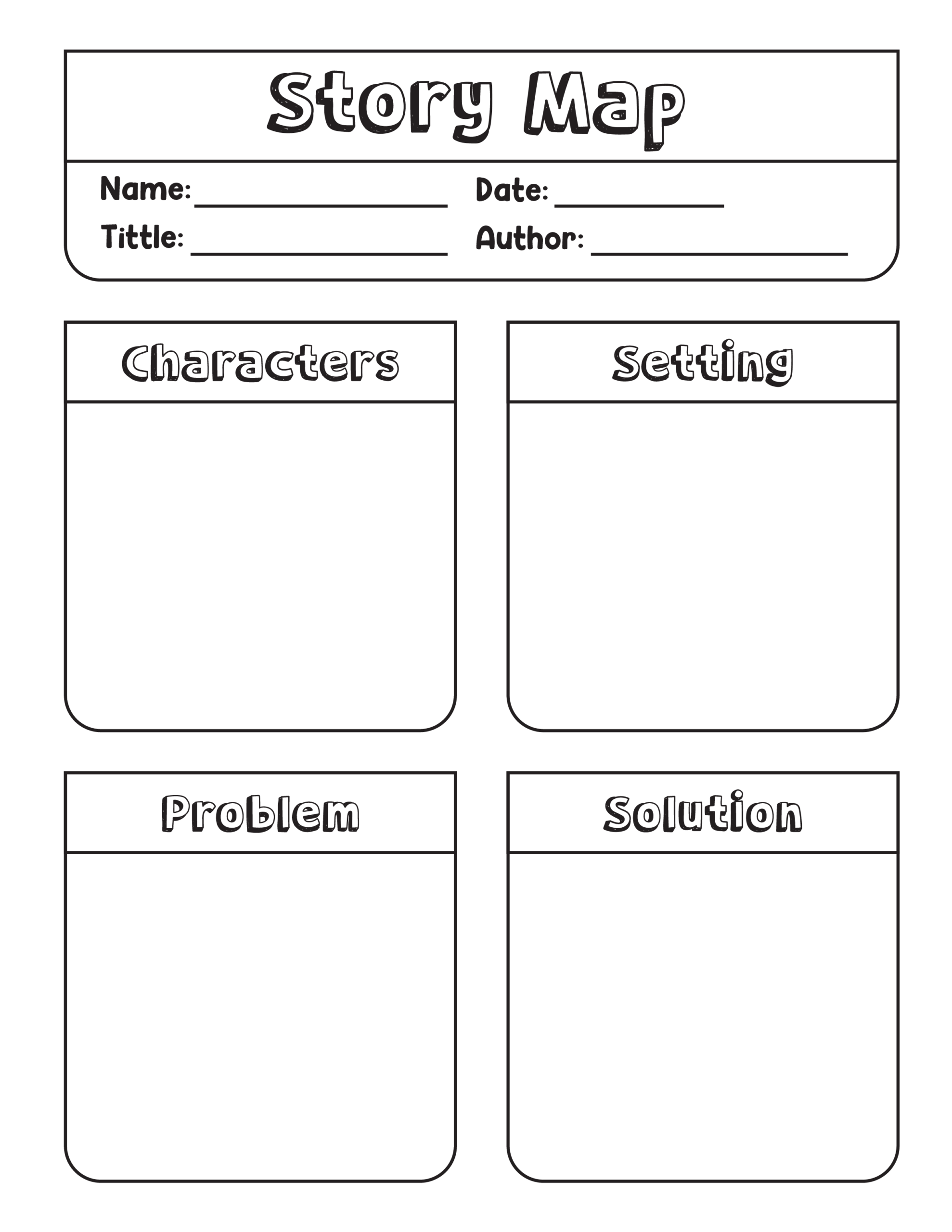 41 Free Printable Story Map Templates PDF Word PPT
