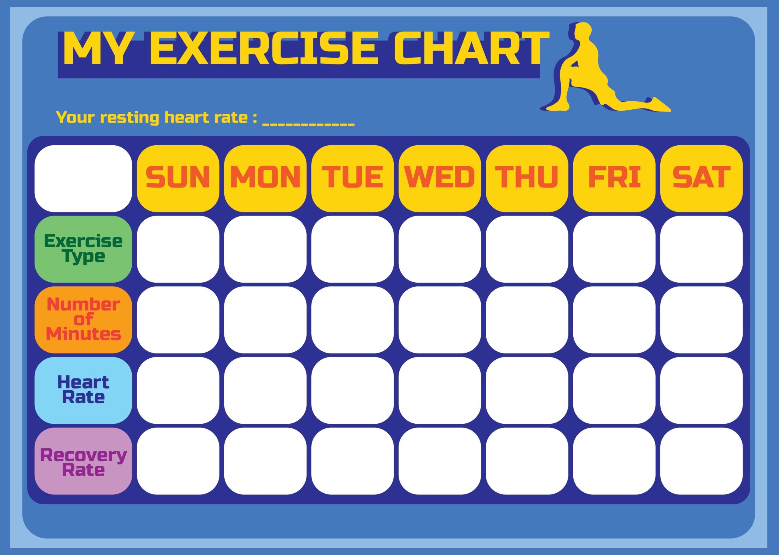 Workout Charts 10 Free PDF Printables Printablee